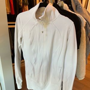 Lululemon white jacket long